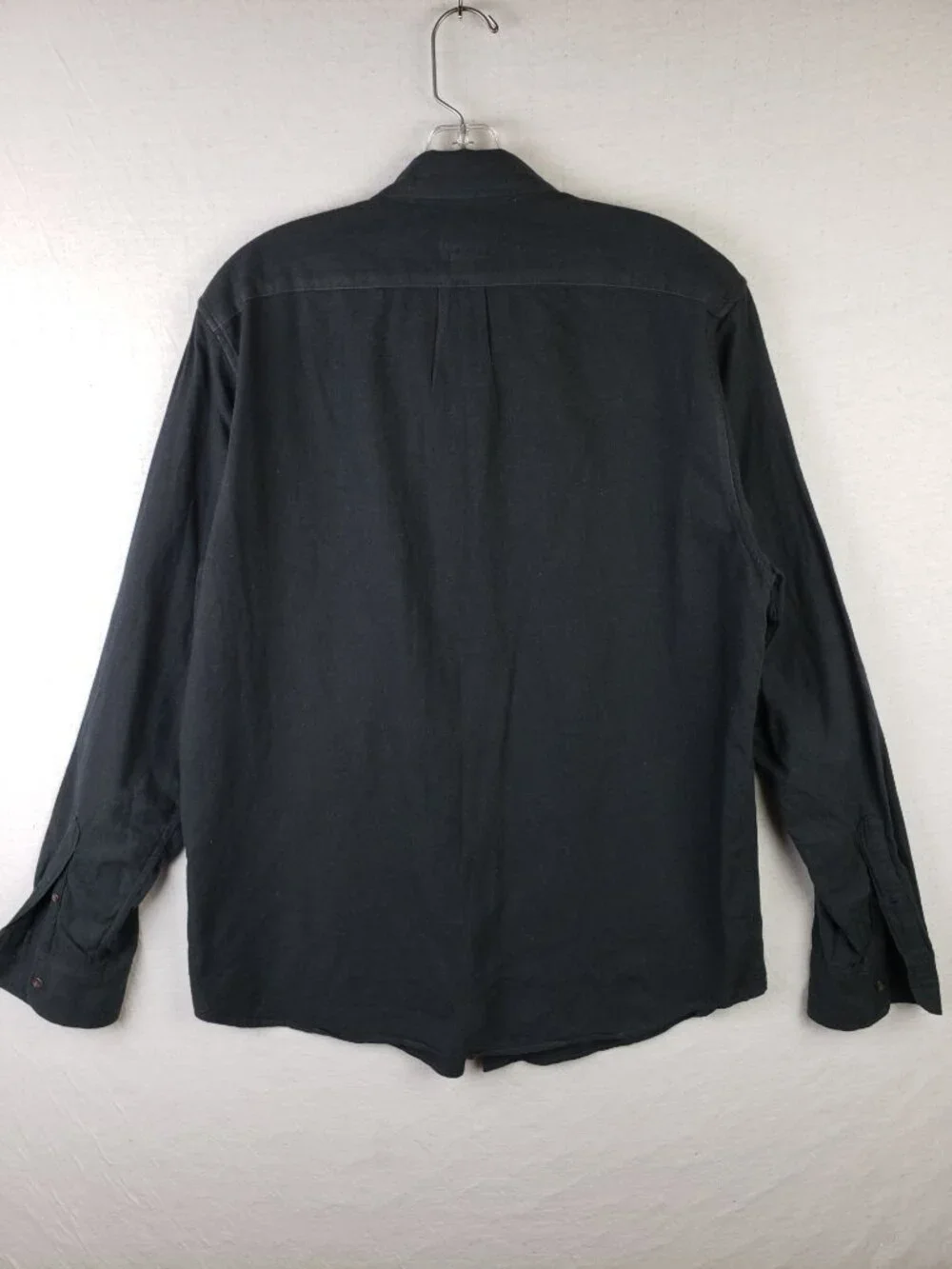 J CREW Shirt Brushed Twill Button-Down Collar Classic Fit Charcoal size M #BJ446